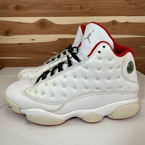 Air Jordan 13 Retro History of‎ Flight White Red Basketball Sneakers Size 10.5